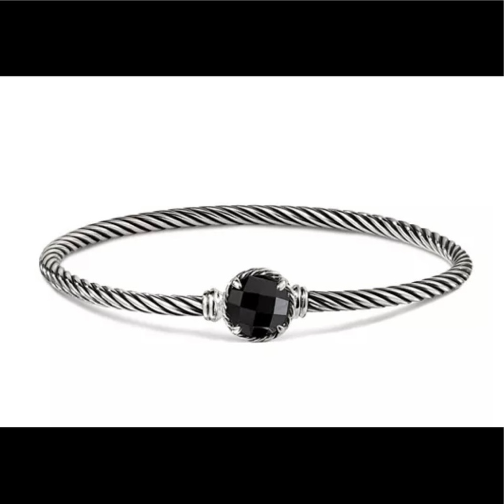 David Yurman Chantelaine bracelet with black onyx